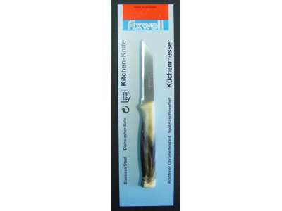 Kitchen Knives, marble handle -   1 pce. card